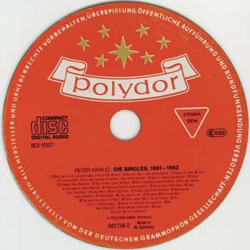 CD Peter Kraus: Die Singles 1961-62