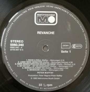 LP Peter Maffay: Revanche