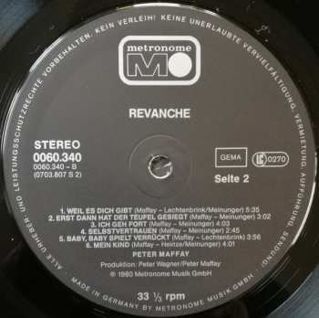 LP Peter Maffay: Revanche