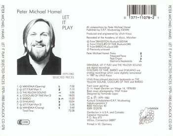 CD Peter Michael Hamel: Let It Play (1979-1983 Selected Pieces)