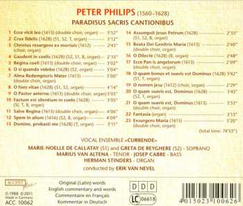 CD Currende: Paradisus Sacris Cantionibus