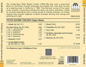 CD Peter Racine Fricker: Organ Music