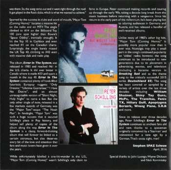 CD Peter Schilling: Error In The System