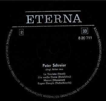 LP Peter Schreier: Peter Schreier Singt Arien