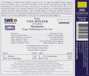 2CD Czech Philharmonic Choir Of Brno: Maometto (Tragic Melodrama In Two Acts)