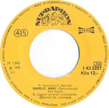 SP Petr Rezek: Kapelo, Hraj! / Mámina Flétna