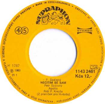 SP Petr Spálený: Necítím Se Sám / Baletky