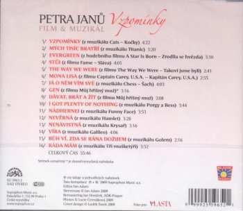 CD Petra Janů: Vzpomínky - Film & Muzikál