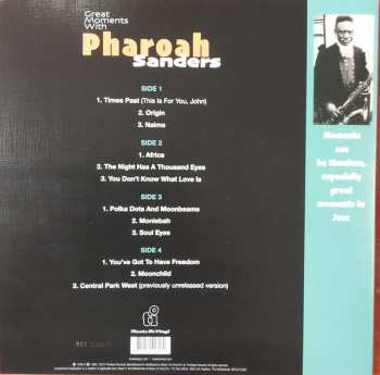 2LP Pharoah Sanders: Great Moments With Pharoah Sanders LTD | NUM | CLR