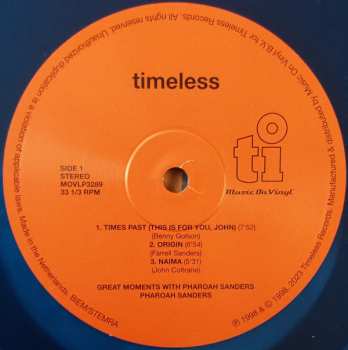 2LP Pharoah Sanders: Great Moments With Pharoah Sanders LTD | NUM | CLR