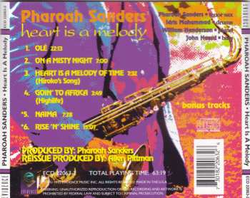 CD Pharoah Sanders: Heart Is A Melody