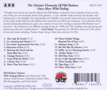 CD Phil Bodner: Clarinet Virtuosity: Once More With Feeling!