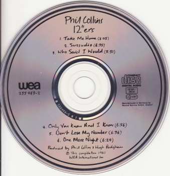 LP Phil Collins: 12'ers (rsd 2025)