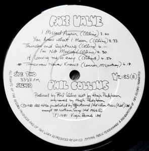 LP Phil Collins: Face Value