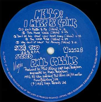 CD Phil Collins: Hello I Must Be Going