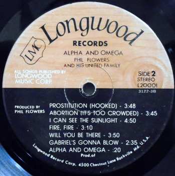 LP Phil Flowers: Alpha & Omega