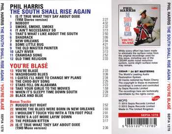 CD Phil Harris: The South Shall Rise Again & You're Blasé