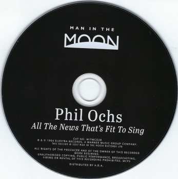 CD Phil Ochs: All The News That's Fit To Sing