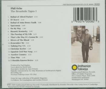 CD Phil Ochs: The Broadside Tapes 1