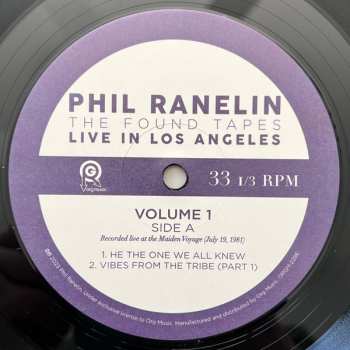 4LP/Caja Phil Ranelin: The Found Tapes Live In Los Angeles
