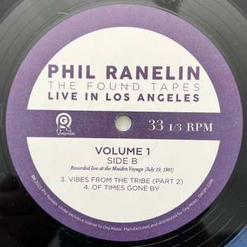 4LP/Caja Phil Ranelin: The Found Tapes Live In Los Angeles