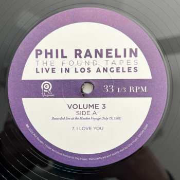 4LP/Caja Phil Ranelin: The Found Tapes Live In Los Angeles