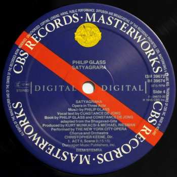3LP/Caja Philip Glass: Satyagraha