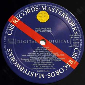 3LP/Caja Philip Glass: Satyagraha