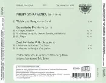 CD Philipp Scharwenka: Wald- Und Berggeister • Dramatische Phantasie • Zwei Polnische Volkstänze