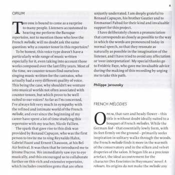 CD Philippe Jaroussky: Opium - Mélodies Françaises