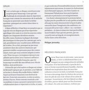 CD Philippe Jaroussky: Opium - Mélodies Françaises