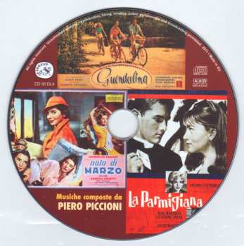 CD Piero Piccioni: Guendalina / Nata Di Marzo / La Parmigiana (3 Original Motion Picture Soundtracks) LTD