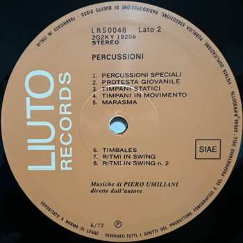 2LP/CD Piero Umiliani: Percussioni Ed Effetti Speciali