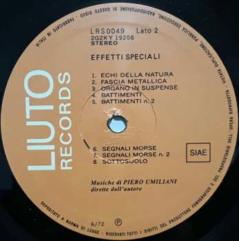 2LP/CD Piero Umiliani: Percussioni Ed Effetti Speciali