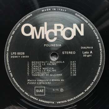 LP Piero Umiliani: Polinesia