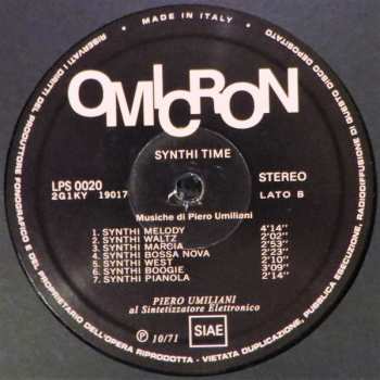 LP/CD Piero Umiliani: Synthi Time