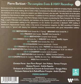 14CD/Caja Pierre Barbizet: The Complete Erato & HMV Recordings