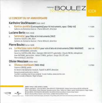 10CD/Caja Pierre Boulez: Le Domaine Musical - 1956...1967 LTD