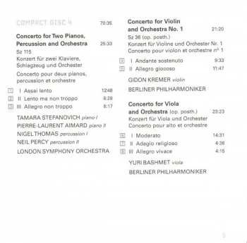 8CD/Caja Béla Bartók: Pierre Boulez Conducts Bartók