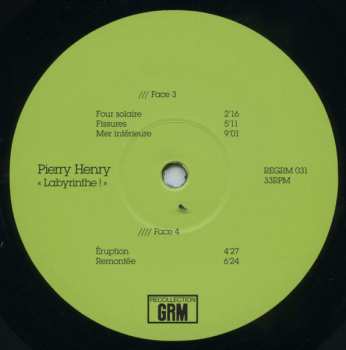 2LP Pierre Henry: Labyrinthe !