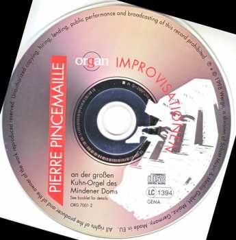 CD Pierre Pincemaille: Improvisationen