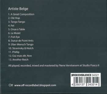 CD Pierre Vervloesem: Artiste Belge LTD