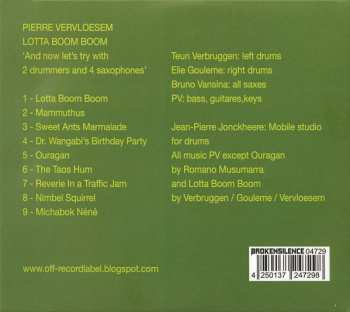 CD Pierre Vervloesem: Lotta Boom Boom