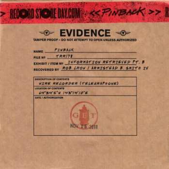 Album Pinback: Information Retrieved Pt. B