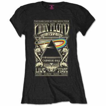Mercancía Pink Floyd: Dámské Tričko Carnegie Hall Plakát  S