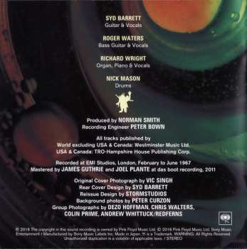 CD Pink Floyd: The Piper At The Gates Of Dawn LTD