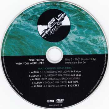 2CD/2DVD/Caja/Blu-ray Pink Floyd: Wish You Were Here - Immersion Box Set LTD