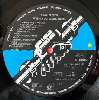 LP Pink Floyd: Wish You Were Here
