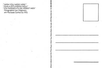 LP Pink Floyd: Wish You Were Here