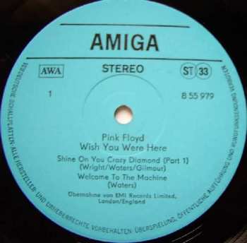 LP Pink Floyd: Wish You Were Here
